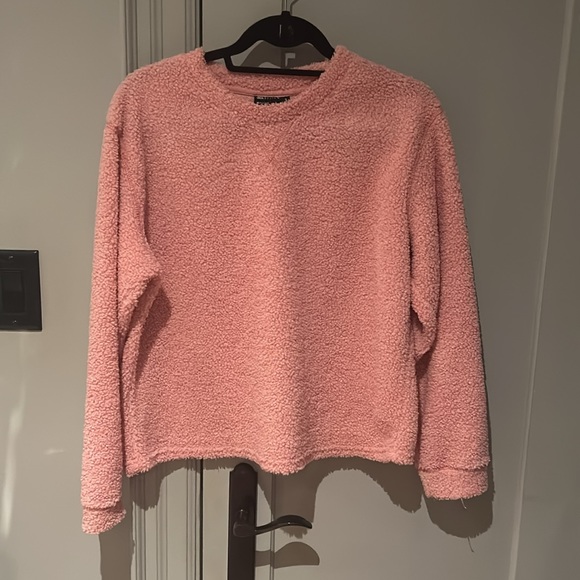 SET of 2️⃣ - ASOS Women's Fleece Lounge Sweatshirt & Sweatpant in Pink￨Size 6 - Picture 6 of 14